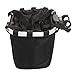 MyGift Multi Purpose Black Bicycle Basket Carrier/Car Organizer with Drawstring Closure & Top Handles