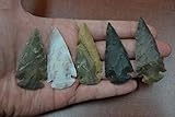 5 Pcs Assort Agate Stone Spearhead Arrowhead Point 2