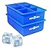 niceCube Silicone Ice Cube Trays and Molds, Easy Release, BPA-Free (Large 6 Cube)