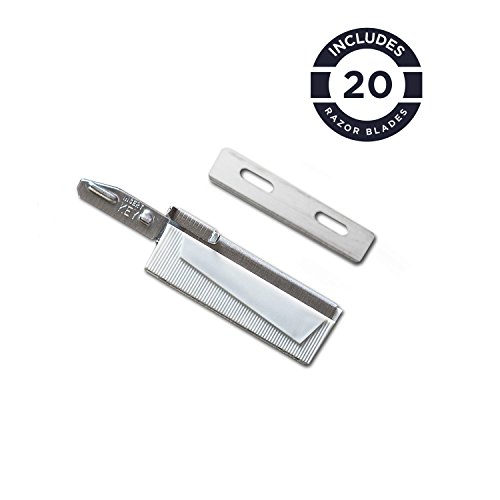 SUPPLY Single Edge Injector Blades (Pack of 20 Blades Fits All Modern