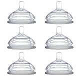 Comotomo Replacement Nipples, Slow Flow (0-3 Months) - 2 Count, 3 Packs