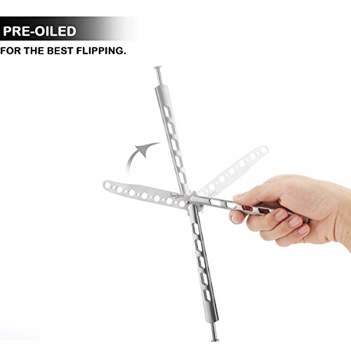 image for WodsWod Butterfly Knife Trainer, Practice Training Butterfly Knife Too
