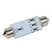 Partsam 10PCS Green 12-3528-SMD 569 578 42mm Festoon LED Lights Interior Dome Map Lamp Bulbs