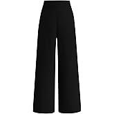 BTFBM Women High Waisted Wide Leg Pants Spring 2026 Business Casual Work Pants Loose Office Palazzo Trousers Pockets
