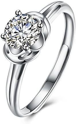DVsong Women Fashion Jewelry 925 Sterling Silver Rings Sterling Silver Adjustable Opening Ring - RNGNENE1805