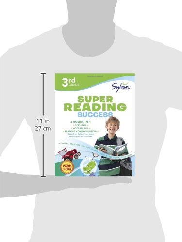 3rd Grade Jumbo Reading Success Workbook: 3 Books in 1--Spelling Success, Vocabulary Success, Reading Comprehension Success; Activities, Exercises & ... Ahead (Sylvan Language Arts Jumbo Workbooks) - Thumbnail 2