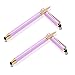 iDream365 Capacitive Stylus Pens for Touch Screens,Smartphones,Tablets PC-(Extra 2 Refills+8 Rubber Tips) with Gift Box-2Pack Pink/Gold