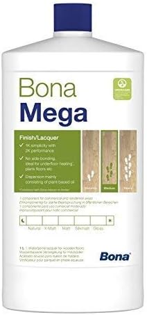 Bona Mega Parkettlack - glossy - 1 liter - sealing, 1 K parquet lacquer, water lacquer, White, 1L - Image 5