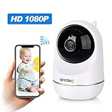 Nanny Cam, SV3C Full HD 1080P WiFi IP Camera, Baby Pet Monitor Camera, Pan/Tilt/Zoom, Baby Crying Detection, Smart Motion Detection Alarm & Auto Motion Tracking