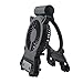 Usb fan Desk fan Portable fan with 2200mAh Power Bank and Flash light for Traveling Fishing Camping Hiking Backpacking Picnic Boating (Black)