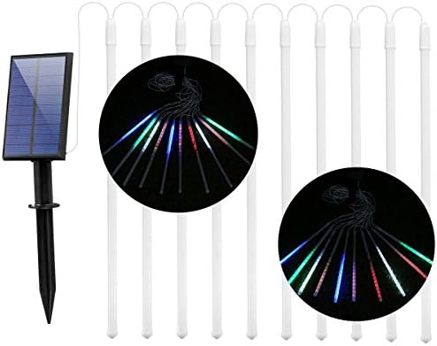 Solar String Lights Outdoor, iThird LED Solar Powered Shooting Star Fairy Lights Color Changing for Garden Backyard Christmas Tree Party Wedding Celebrations Decorative Lighting Waterproof