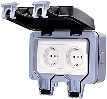 Presa Esterna IP66 Impermeabile, Presa 13A Commutata Presa Presa - Foto 7