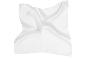 OLIVER WICKS Italian 100% Silk Pocket Square, Premium Small Batch Accessory for Men, 32x32 cm (12.5''x12.5''), One Side Print