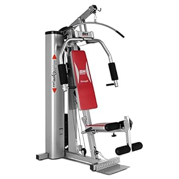 BH Fitness Kraftstationg112x Multigym Plus, silber-rot, G112X,