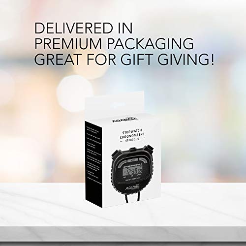 MARATHON Adanac 3000 Digital Sports Stopwatch Timer with Extra Large