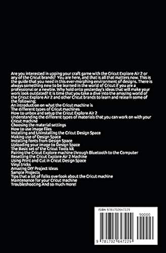 The Simple Beginners Guide to Cricut Explore Air 2: A Manual on