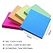 Sticky Note, Top Honor 3 inch x 3 inch, 10 Pads/Pack,100 Sheets/Pad, 5 Colours Self-Stick Notes, Easy Post