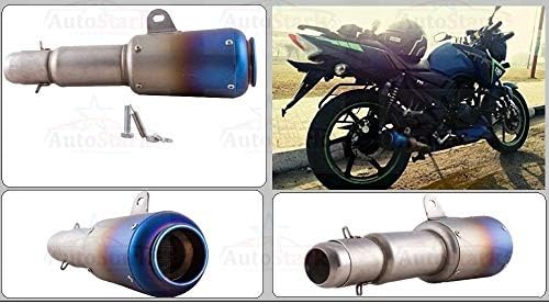 AutoStark Thick Barrel Slip On Exhaust Silencer Muffler for Bajaj Pulsar 220 DTS-i