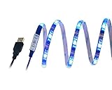 TedGem USB LED Light Strip with Velcro tape, TV Backlighting, Bias Lighting for HDTV USB LED Strip