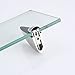 KES Bathroom Glass Shelf Organizer Extra Thick Tempered Glass Zinc Alloy Wall Mounted Brushed Finish, BGS3200-2