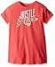 Under Armour Girls' Hustle and Heart Short Sleeve T-Shirt, Harmony Red/White, Youth Small
