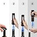 HOSOME Electric Wine Opener, Cordless Wine Bottle Opener, 6 in 1 Automatic Corkscrew Wine Opener Set with Wing Corkscrews, Foil Cutter, Vacuum Stoppers and Wine Pourer, Metal Gray