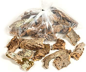 ARA Global 500g/1kg/2kg of Cork Bark pieces (Rodent, Reptile, Decoration, Modelling, Model Railway Scenery) cork wood tree oak (2KG)