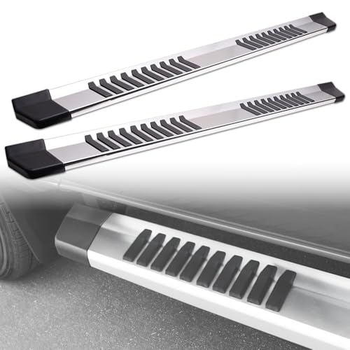 Armordillo 6" OE Style with Polymer Stripes Aluminum Running Boards|Compatible…