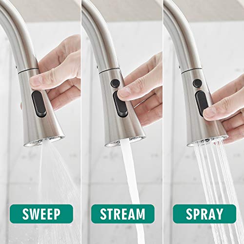 GIMILI Touchless Kitchen Faucet with Pull Down Sprayer, Single Handle