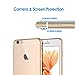 JETech Case for iPhone 6 Plus and iPhone 6s Plus 5.5-Inch, Non-Yellowing Shockproof Phone Bumper Cover, Anti-Scratch Clear Back (Gold)