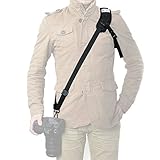 Movo NS-3 Rapid Action Over-The-Shoulder Camera Sling Strap with Quick Release Clip