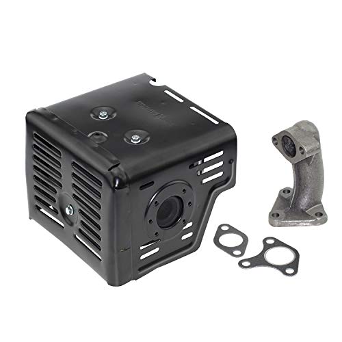 Parts Camp Replacement Honda Gx340 Gx390 11hp 13hp Muffler Exhaust Assembly with Exhaust Pipe