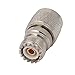 uxcell Silver Tone Straight N Male to UHF Female Coax Adapter Connector
