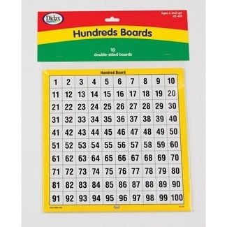 Didax Educational Resources Hundreds Boards (Set of 10)