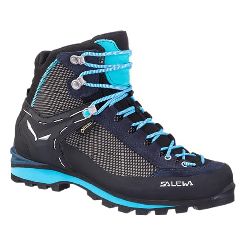 Salewa Women's Crow GTX Mountaineering Boots-Premium Navy/Ethernal Blue-9 at Amazon