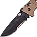Benchmade Folding Knife, Drop Point, 3-13/16 in, Sand
