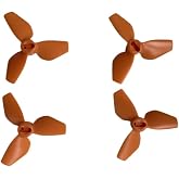 4PCS Drone Propellers for DJI NEO Drone, Low-Noise Quick-Release Replacement Blades, Orange