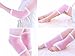 webueat Gel Moisturizing Sock / Sleeve / Gloves for Elbow / Knee / Heel - Multifunctional Skin Repair Whitening, Pink