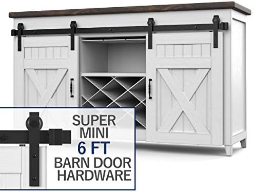 HAHAEMALL Super Mini Barn Door Hardware Kit