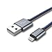 iPhone Cable , IMKEY® Denim design Tangle-Free Lightning to USB Cable for iPhone 6S / 6 Plus, iPhone SE, iPhone 5S 5C 5, iPad, iPod - Retail Packaging (3.3 Feet)