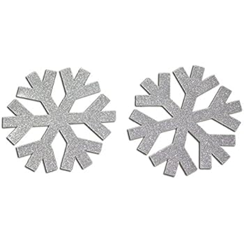 CoolHubcaps Glittering Snow Flake Magnets