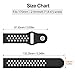 Meifox Compatible with Fitbit Blaze Bands for Women Men,Soft Silicone Replacement Band for Fitbit Blaze Smart Watch (Black Gray, Large)