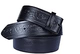 Belt for Buckles 100% Top Grain One Piece Leather, 1.75