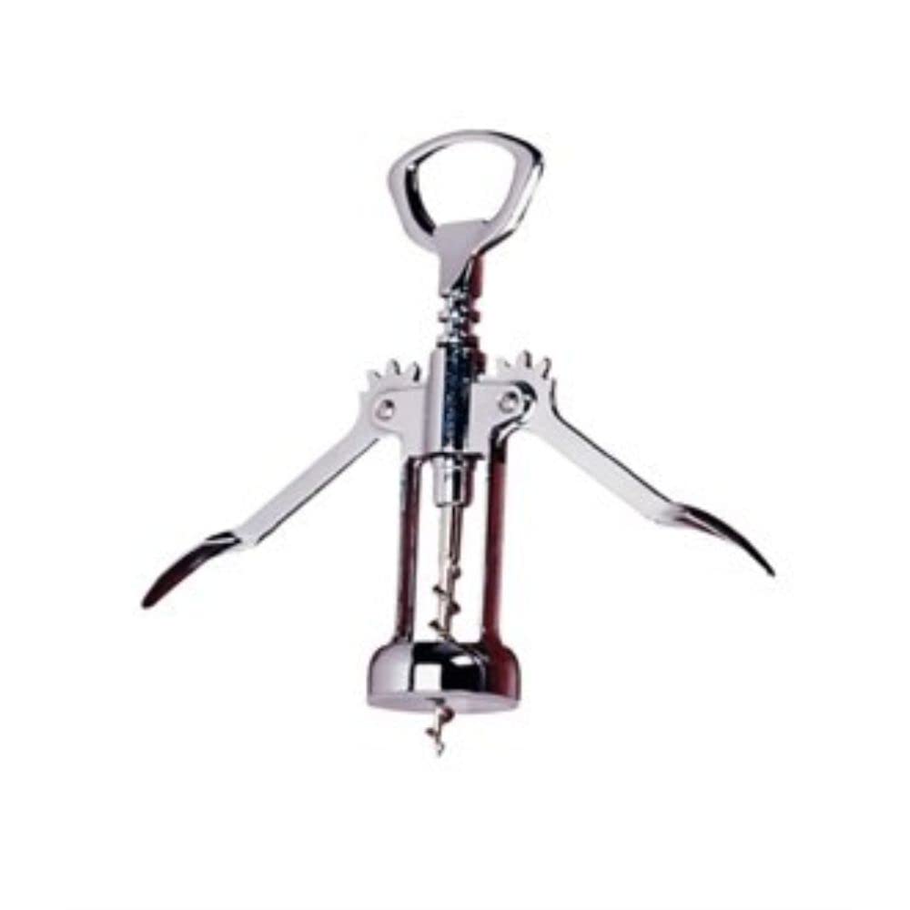 Stalwart J158 Lever Bottle Opener, Corkscrew With Crown Bottle Opener Top