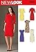 New Look Sewing Pattern 6000 Misses' Dresses, Size A (4-6-8-10-12-14-16)
