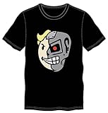 Fallout Half Face Mens Black T-shirt (Small)