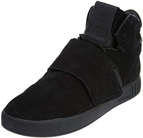 adidas tubular invader strap black leather