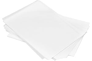 Respicefinem 250 Sheets Tracing Paper White Translucent Pattern Trace Paper for Crafts Art Drawing Sketching and Painting – P