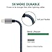 Cablex iPhone Charger, 3Pack 3FT 6FT 10FT Lightning Cable Nylon Braided 8 Pin USB Cord Compatible with iPhone 7 7 Plus 6 6s 6 plus 6s plus, iPhone 5 5s 5c, iPad, iPod and More(Blue)