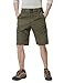 CQR Men's Quick Dry Stretch Hiking Cargo Shorts, Lightweight Water Resistant Tactical Casual, Golf & Outdoor with Pockets, Ripstop Tundra, 38